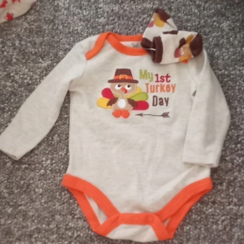 Thanksgiving 3 pc. Set  6 mos.